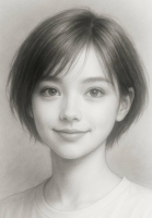 えんぴつで描くやさしい人物画教室　　　　