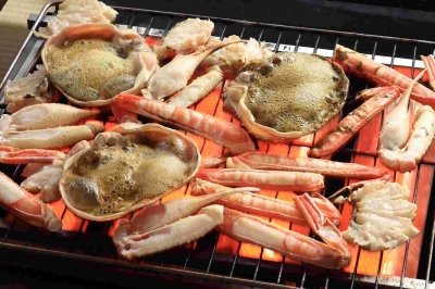 京都 丹後  で 生がに 満喫