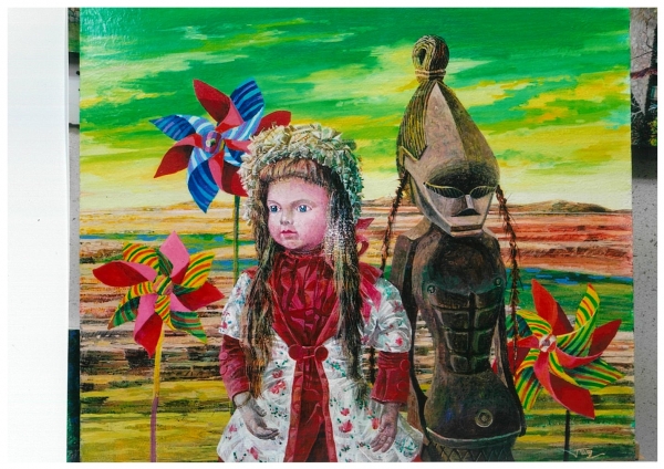 初めてのアクリル画・水彩画教室