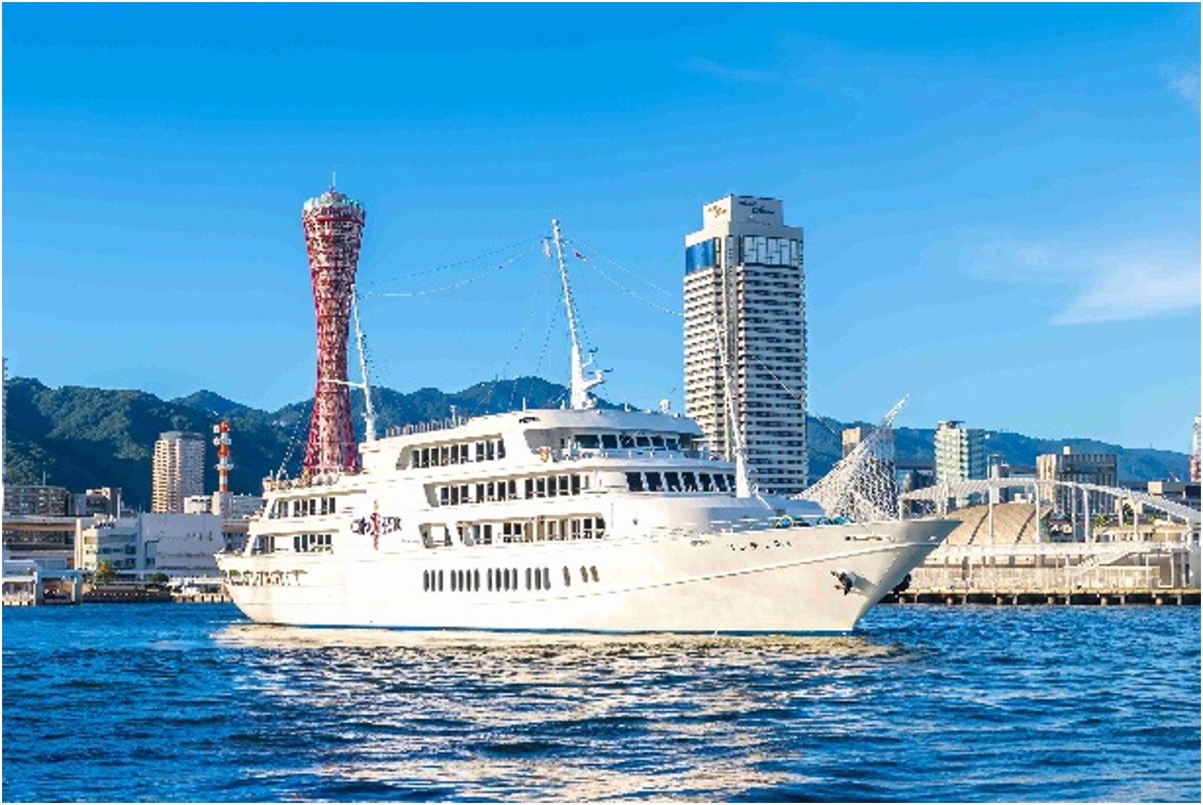 神戸クルーズ コンチェルトでランチクルーズ